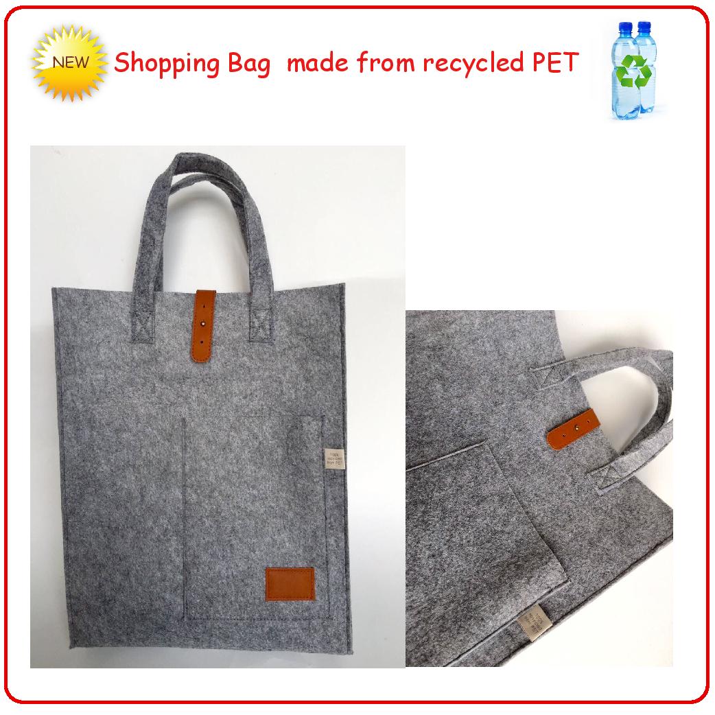 Bag made from recycled PET